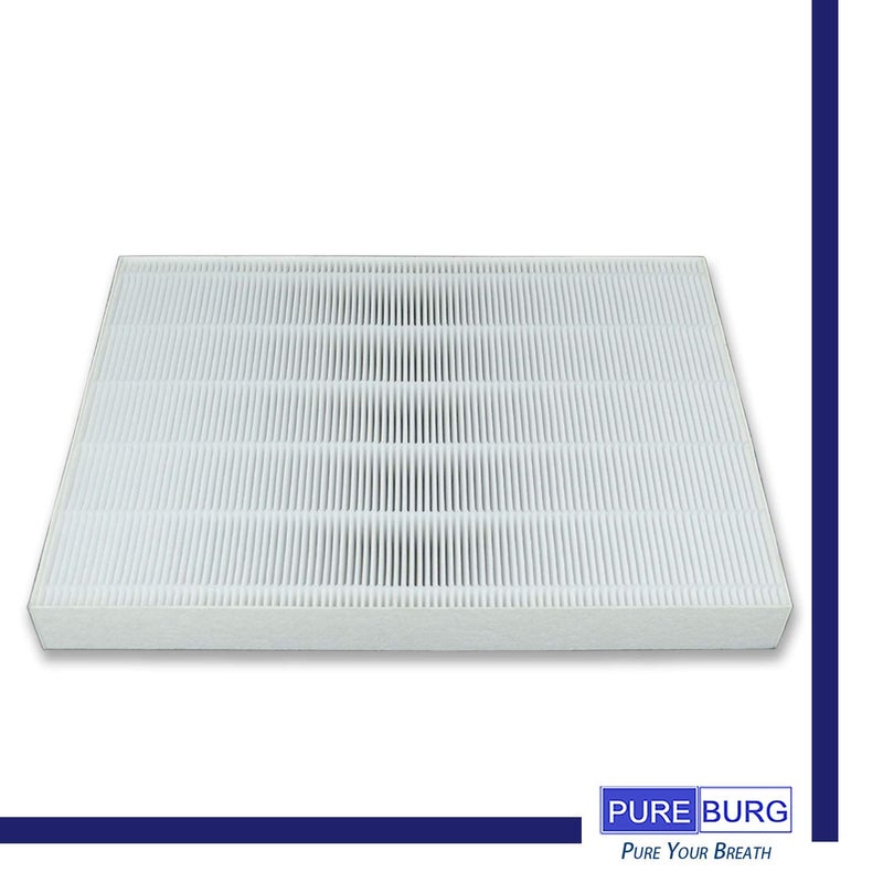 PUREBURG FZ-A60HFU Replacement Filter Compatible with Sharp Plasmacluster FP-A60UW FP-A60U Air Purifier,1-Pack H13 HEPA Air Clean Dust - Image 4